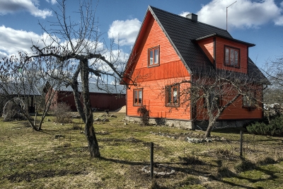 Orange House. Põltsamaa, Estonia